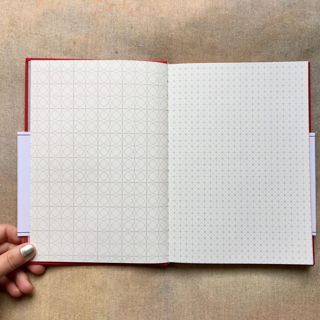 minimalist grid notebook inside pages Paperjoys stationery review