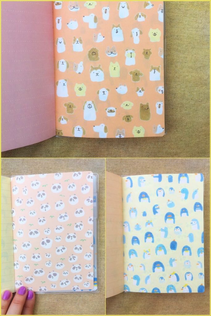 cute japanese schedule book - colourful inside 